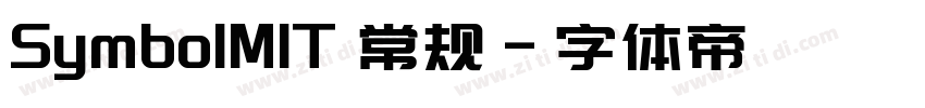 SymboIMIT 常规字体转换